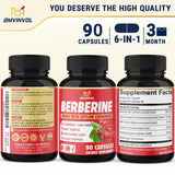 BMVINVOL Berberine Complex product label close-up