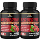 BMVINVOL Berberine Herbal Supplement 120 capsules front view