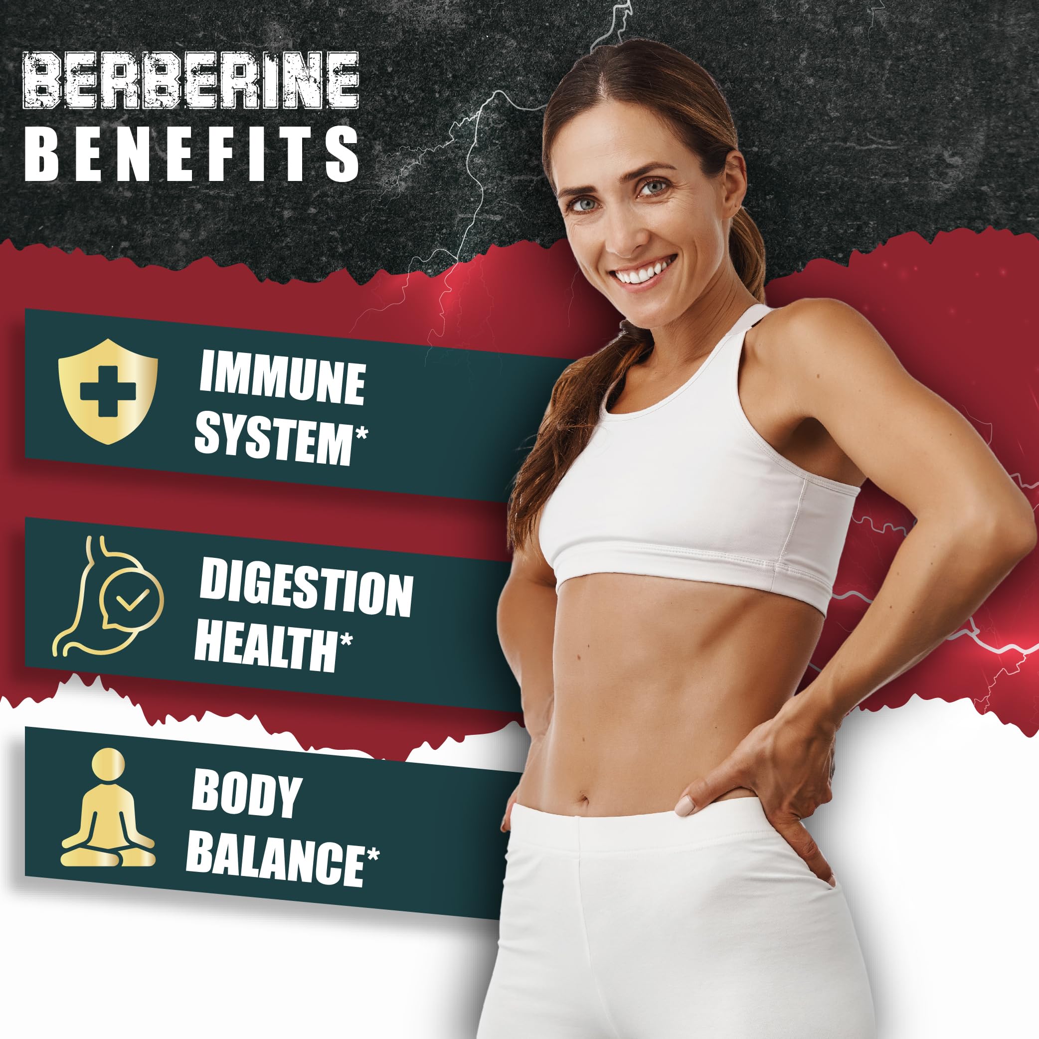 BMVINVOL Daily Berberine Capsules on a wooden table