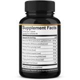 BMVINVOL Horny Goat Weed Capsules opened bottle with capsules visible