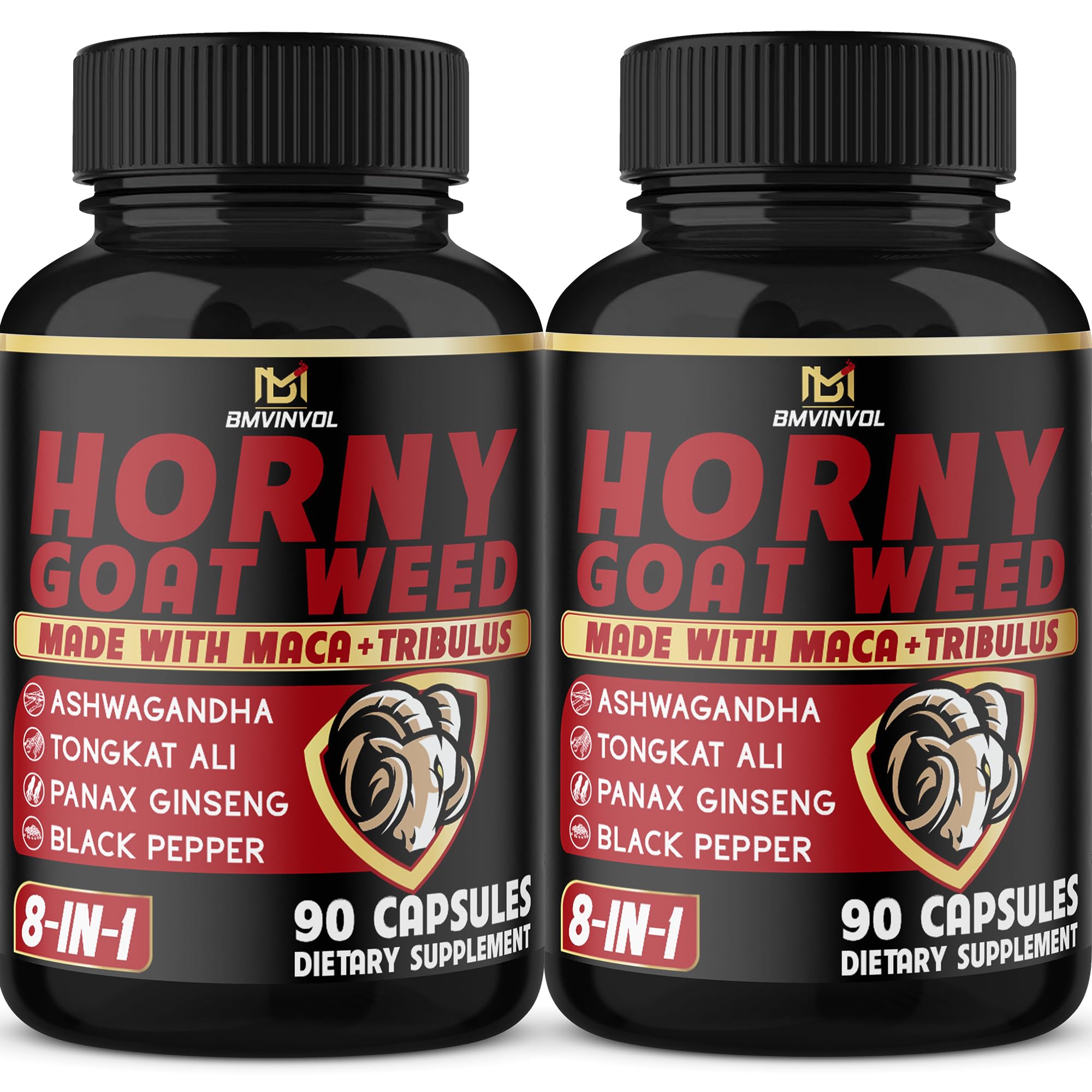 BMVINVOL Horny Goat Weed Supplement front view of packaging