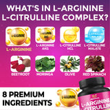 BMVINVOL L-Arginine Complex Capsules close-up of capsules