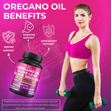 BMVINVOL Oregano Extract Capsules with Vit.D3 and Zinc close-up