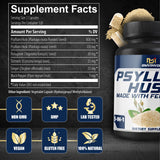BMVINVOL Psyllium Husk Supplement bottle with natural ingredients