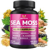 BMVINVOL SeaMoss Capsules 100 count front view