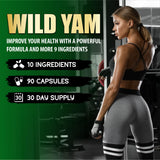 BMVINVOL Wild Yam Supplement capsule close-up