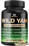 BMVINVOL Wild Yam Supplement front view with packaging