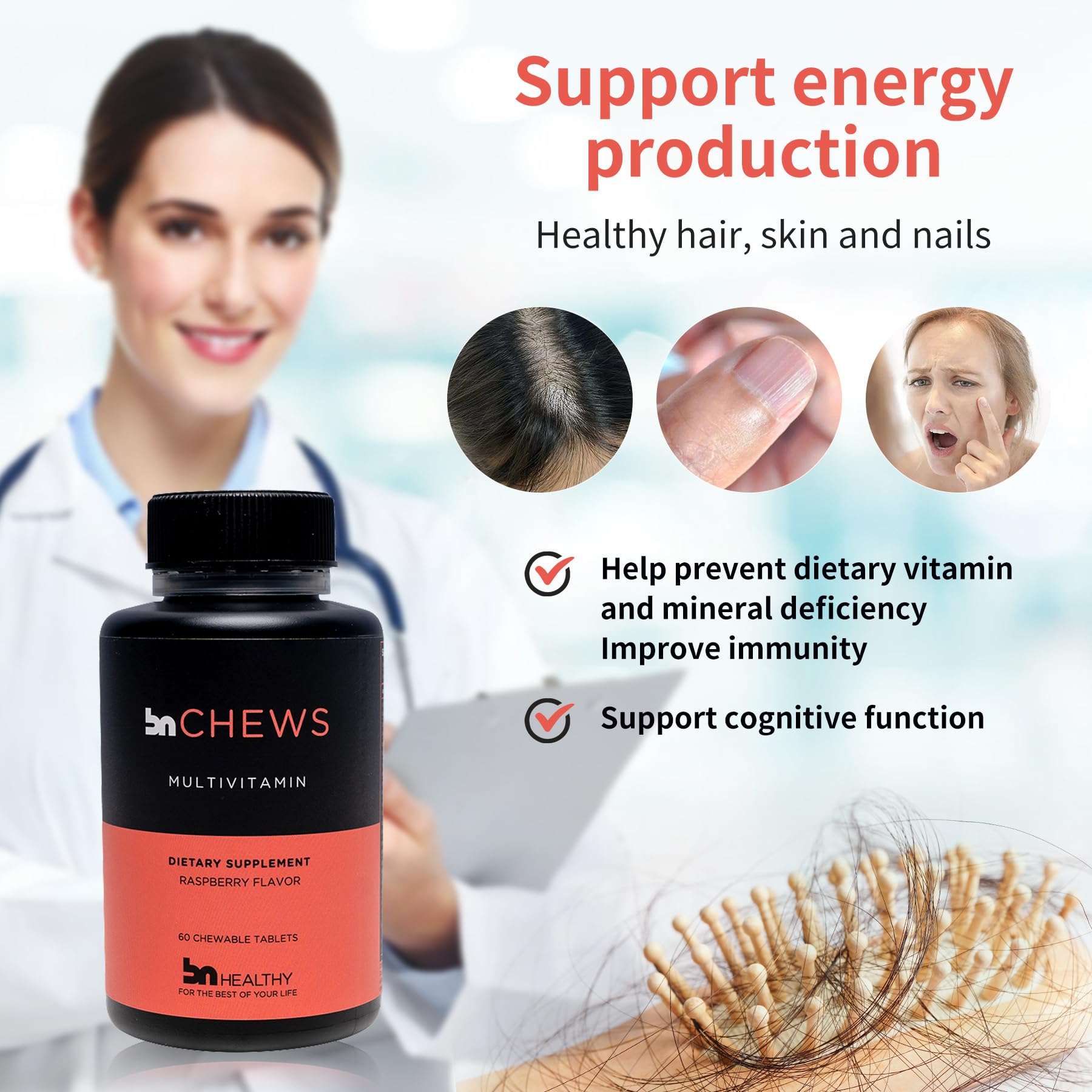 BNHealthy Bariatric Multivitamin Chewables side view of packaging