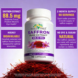 bnHUlMXw Saffron Supplement Capsules 88.5mg back view