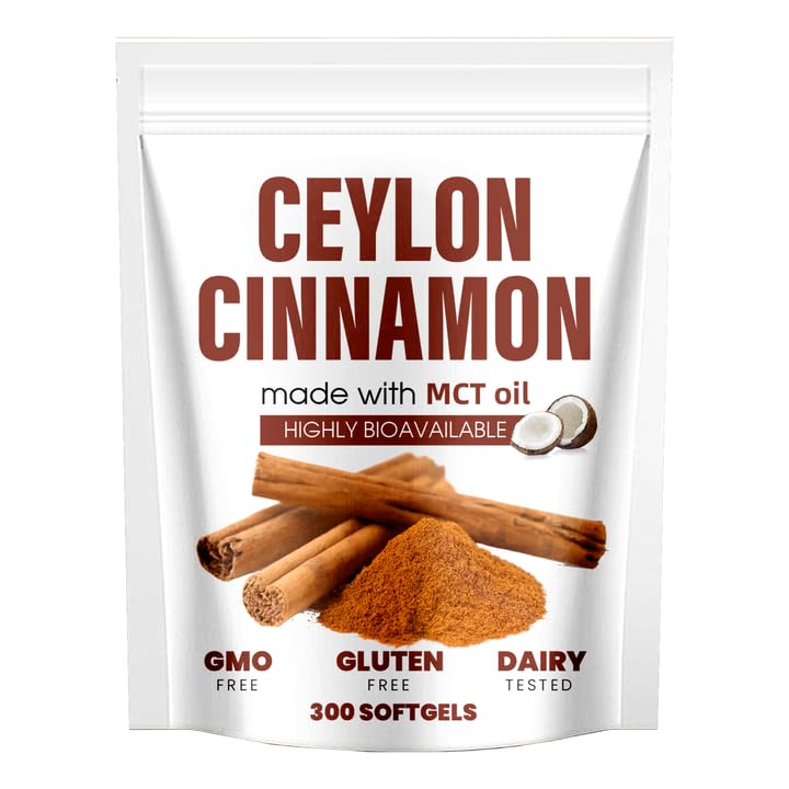 BnPnCn Ceylon Cinnamon Softgels 300 count front view