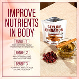 BnPnCn Ceylon Cinnamon Softgels displayed on a kitchen counter