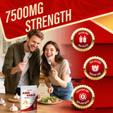 BnPnCn Garlic Supplement softgels in a bowl