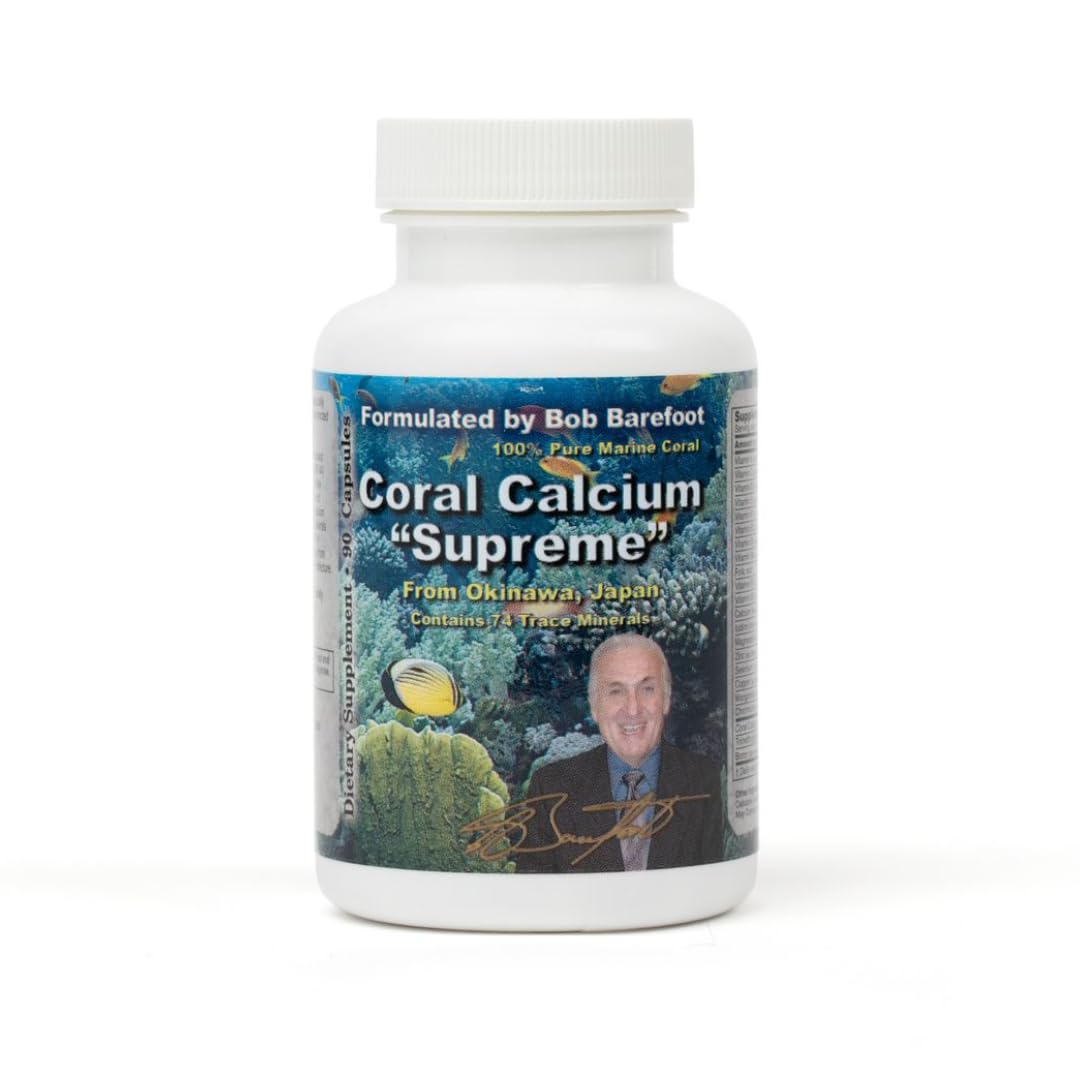 BOB'S BEST Coral Calcium 90 Capsules front view