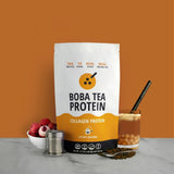 Boba Tea Protein Lychee Oolong Collagen packaging side view