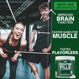 Bod Creatine Monohydrate Capsules bottle with capsules visible