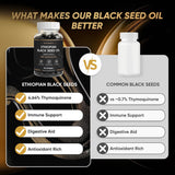 BODUNMSCA Black Seed Oil Softgels on a wooden surface
