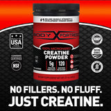Body Fortress Creatine Monohydrate Powder 699g side view