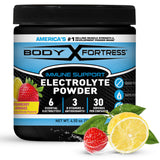 Body Fortress Electrolyte Powder Strawberry Lemonade front view