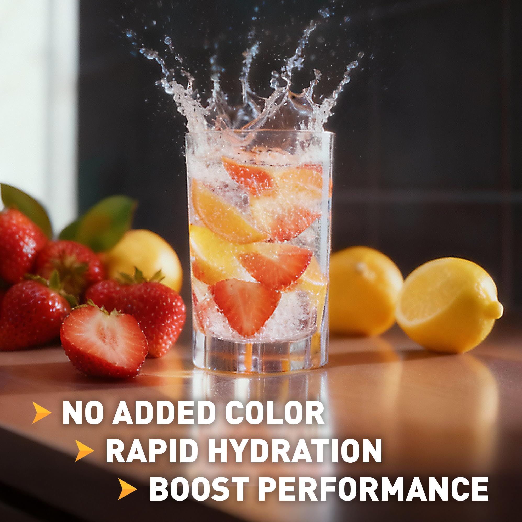 Body Fortress Electrolyte Powder Strawberry Lemonade packaging side view