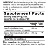 Body Gold Venastat supplement bottle with label