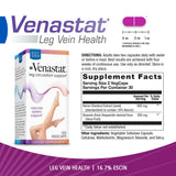 Body Gold Venastat supplement capsules on table