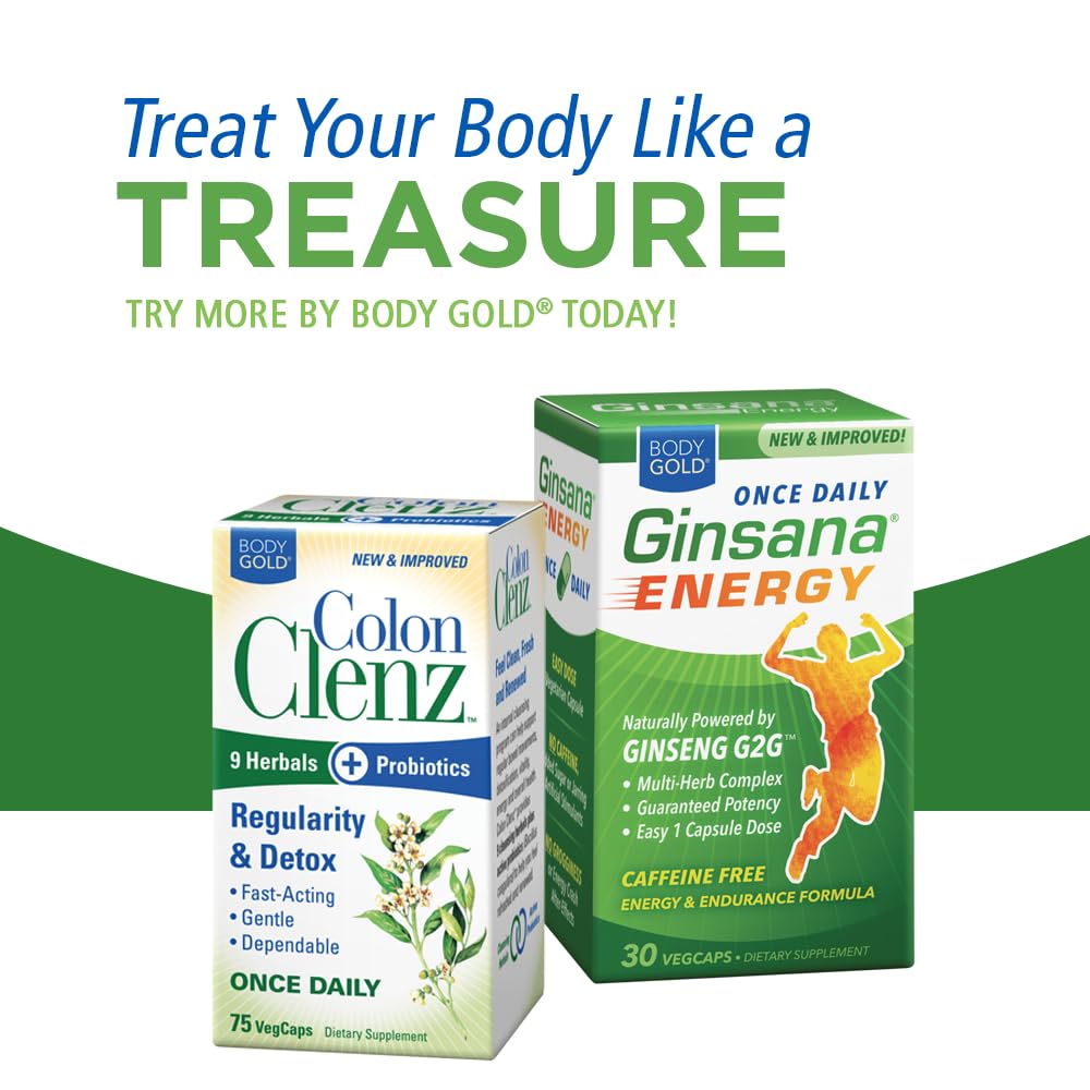 Body Gold Venastat supplement ingredients list on packaging