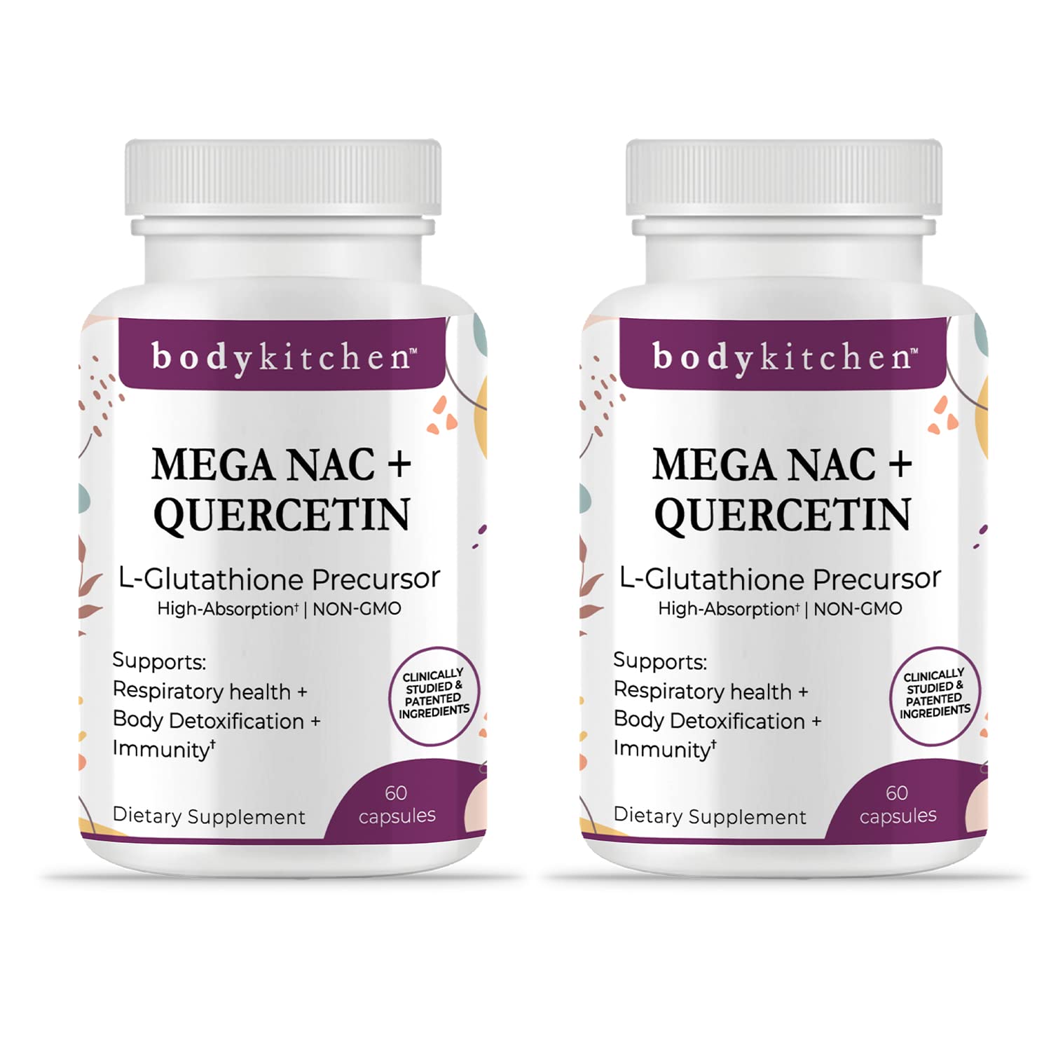 Body Kitchen Acetyl-L-Carnitine 600mg supplement front view