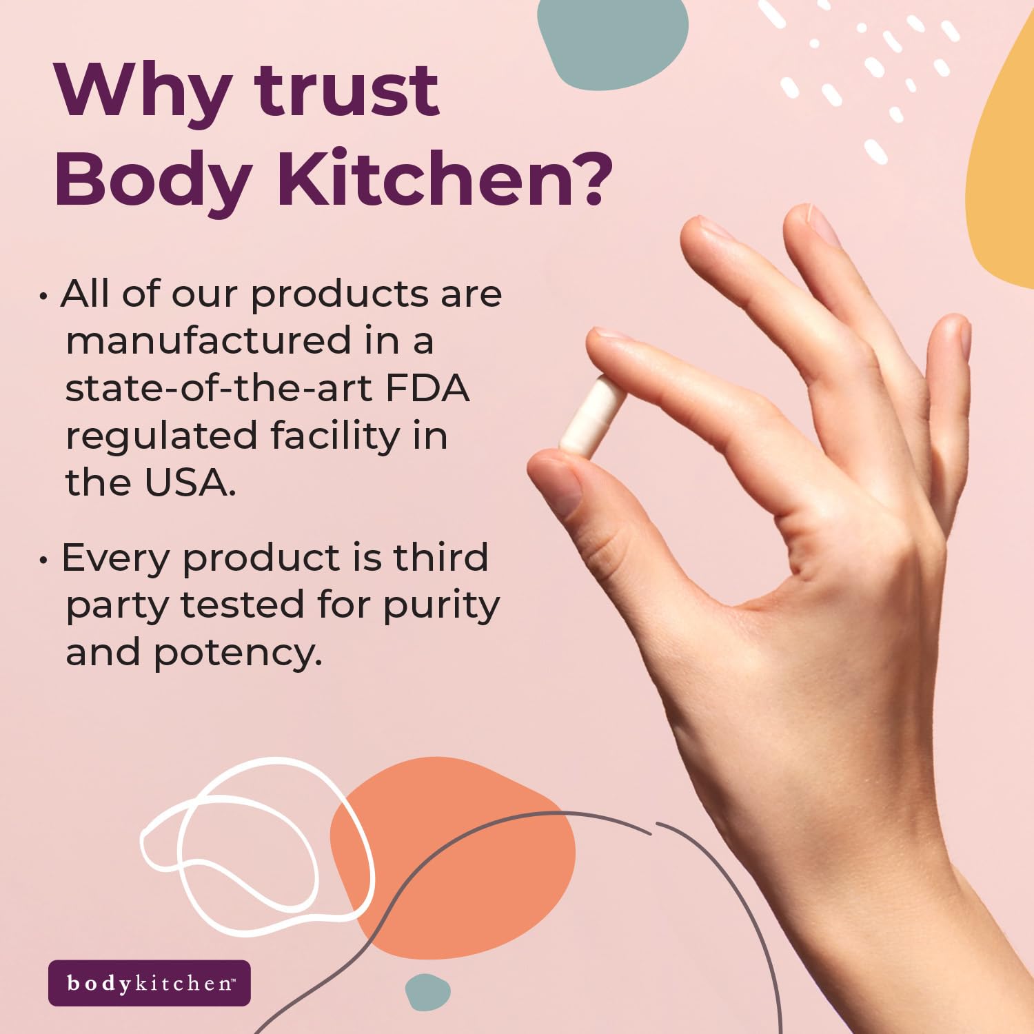 Body Kitchen Collagen Supplement with measuring scoop