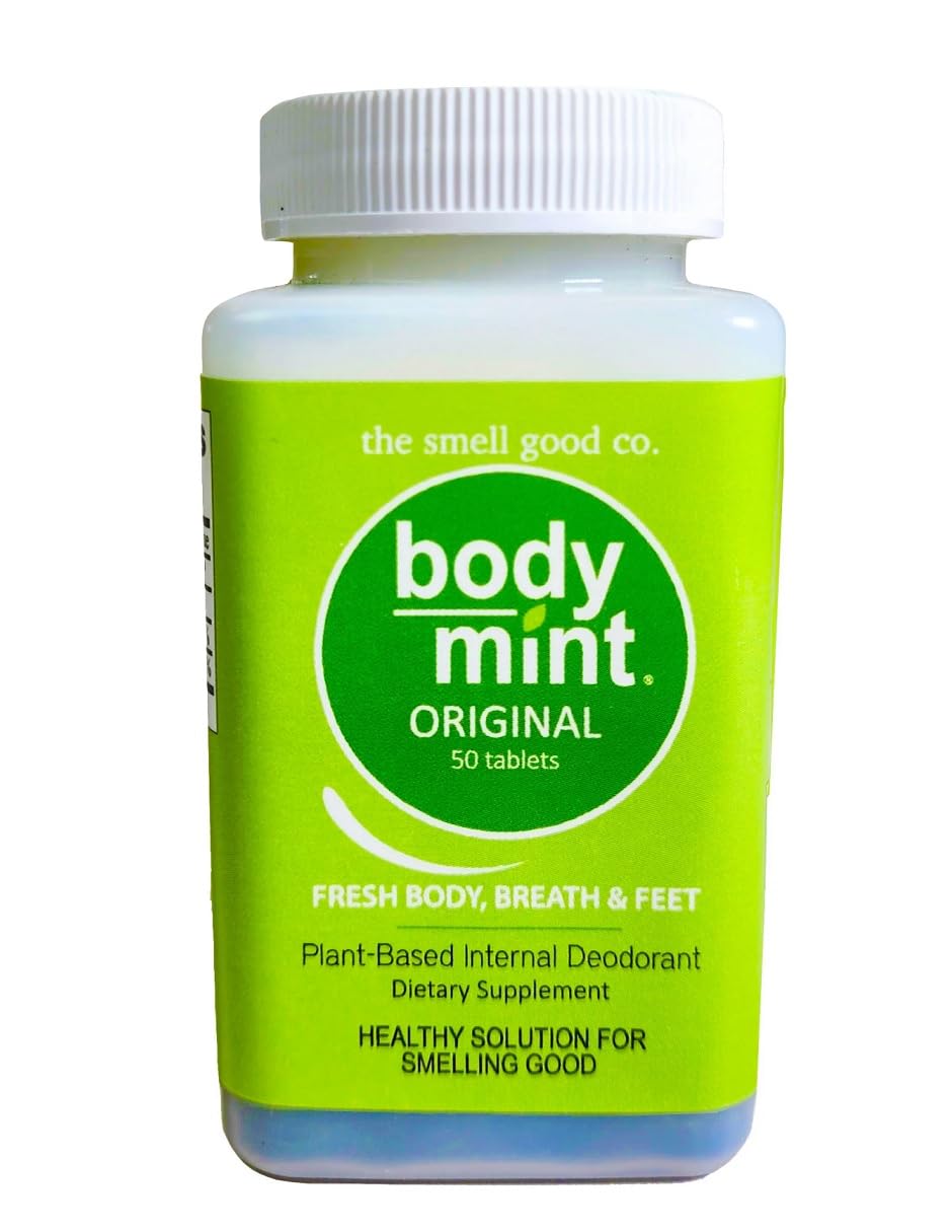 Body Mint Body Odour Pills 50 Tablets front view