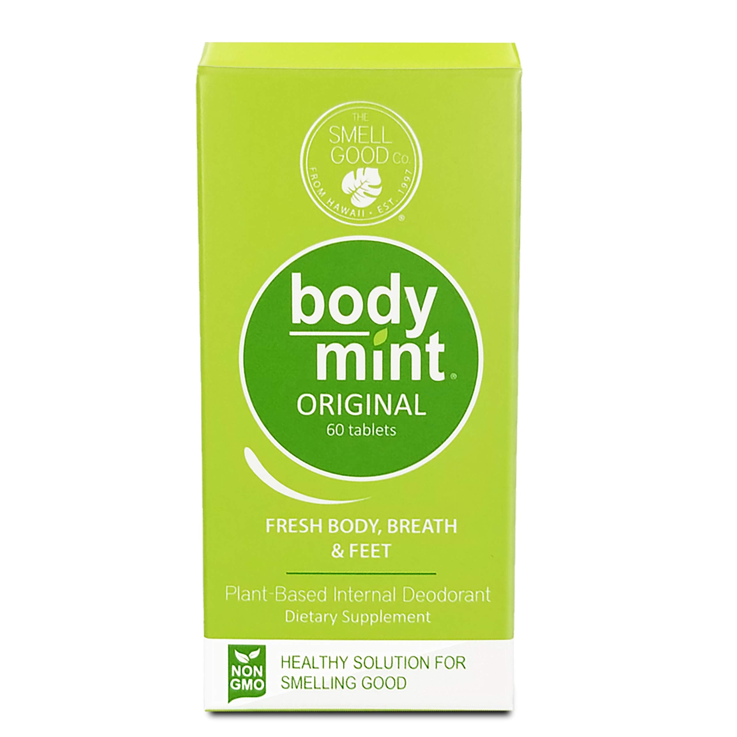 Body Mint Body Odour Pills packaging side view