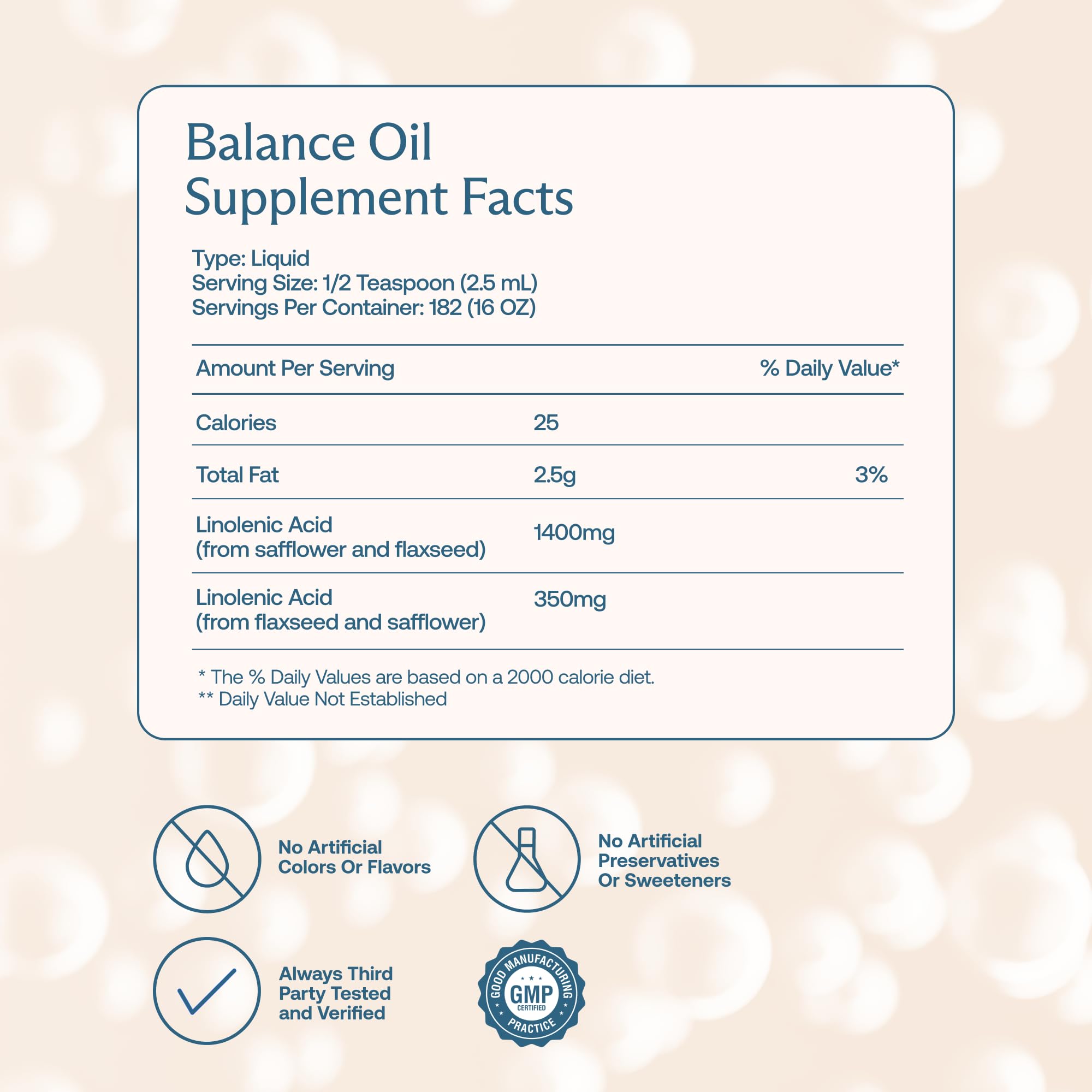 BodyBio Balance Oil Flax Seed Oil 230g capsule close-up