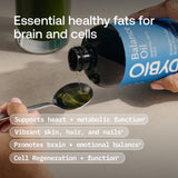 BodyBio Balance Oil Omega 3-6-9 Supplement in lifestyle setting