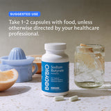 BodyBio Butyrate Prebiotic Capsules in hand