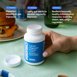 BodyBio Butyrate Prebiotic Capsules on a white background