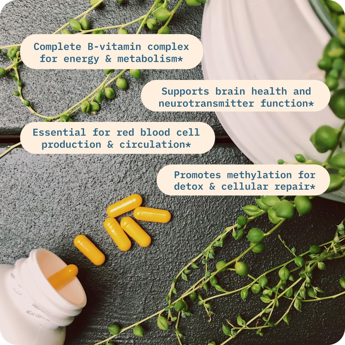 BodyBio Vitamin B+ Complex 100g packaging