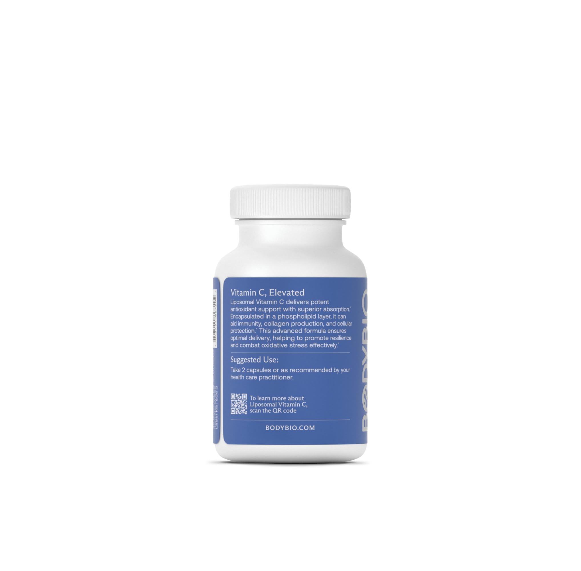 BodyBio Vitamin C Liposomal Capsules with packaging