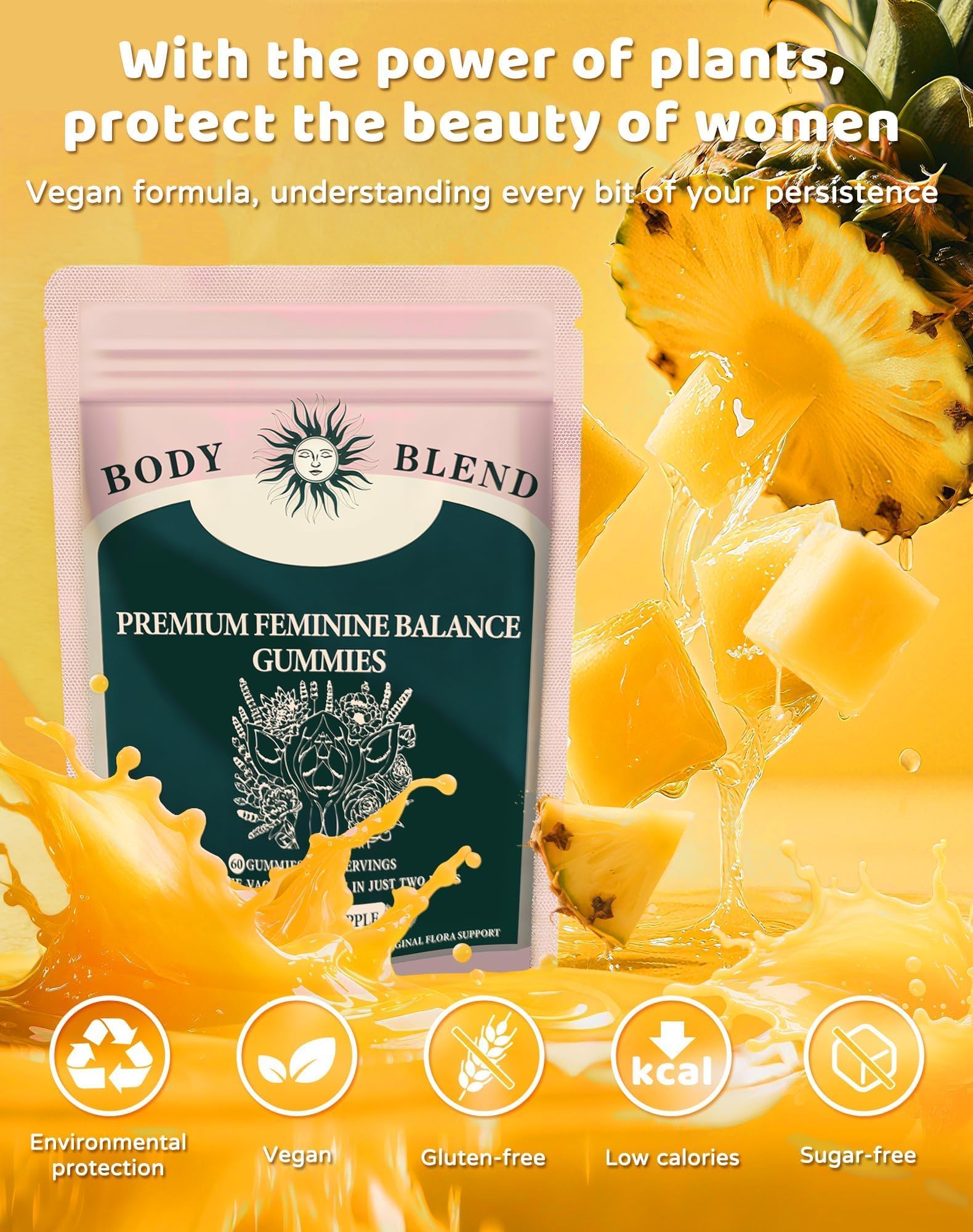 BodyBlend Feminine Balance Gummies in a lifestyle setting