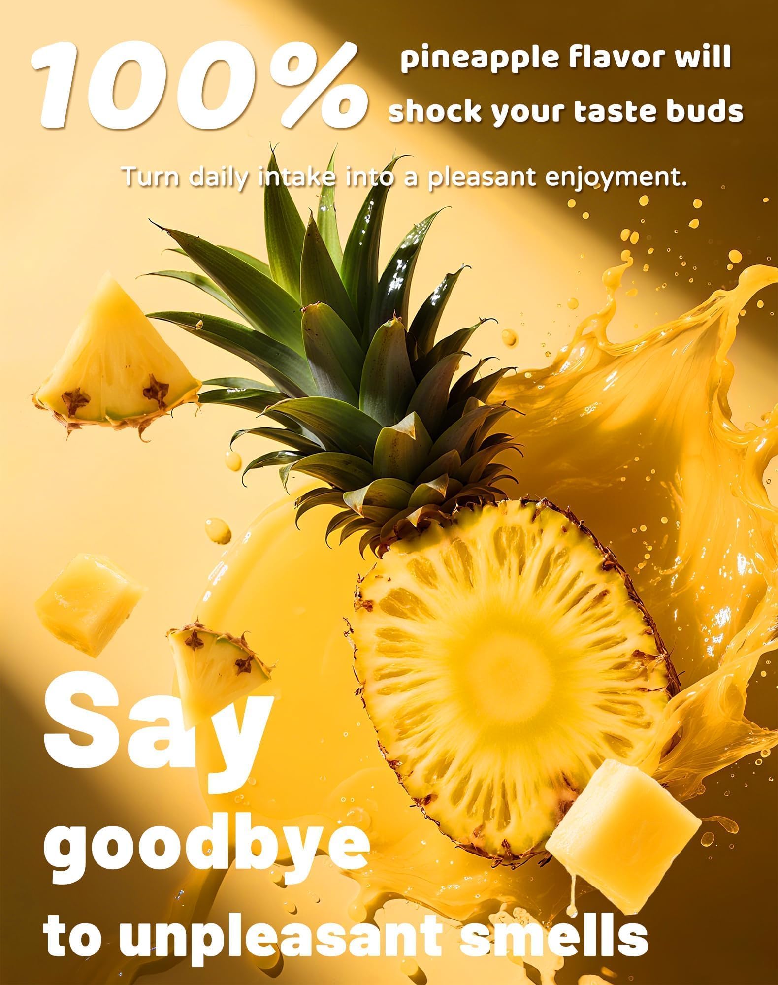 BodyBlend Feminine Balance Gummies showing Hawaiian pineapple flavour