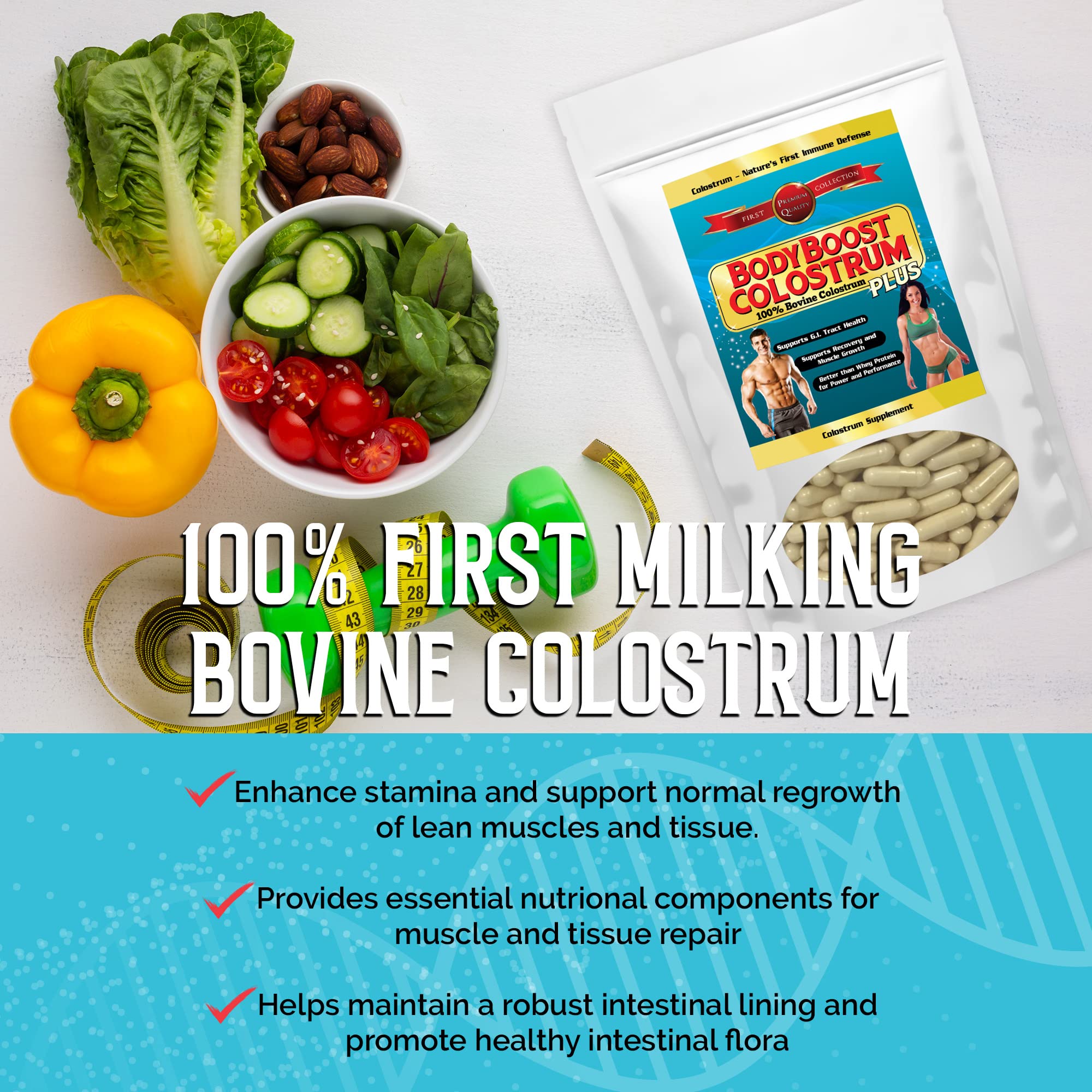 BodyBoost Colostrum Powder 172g mixed with water