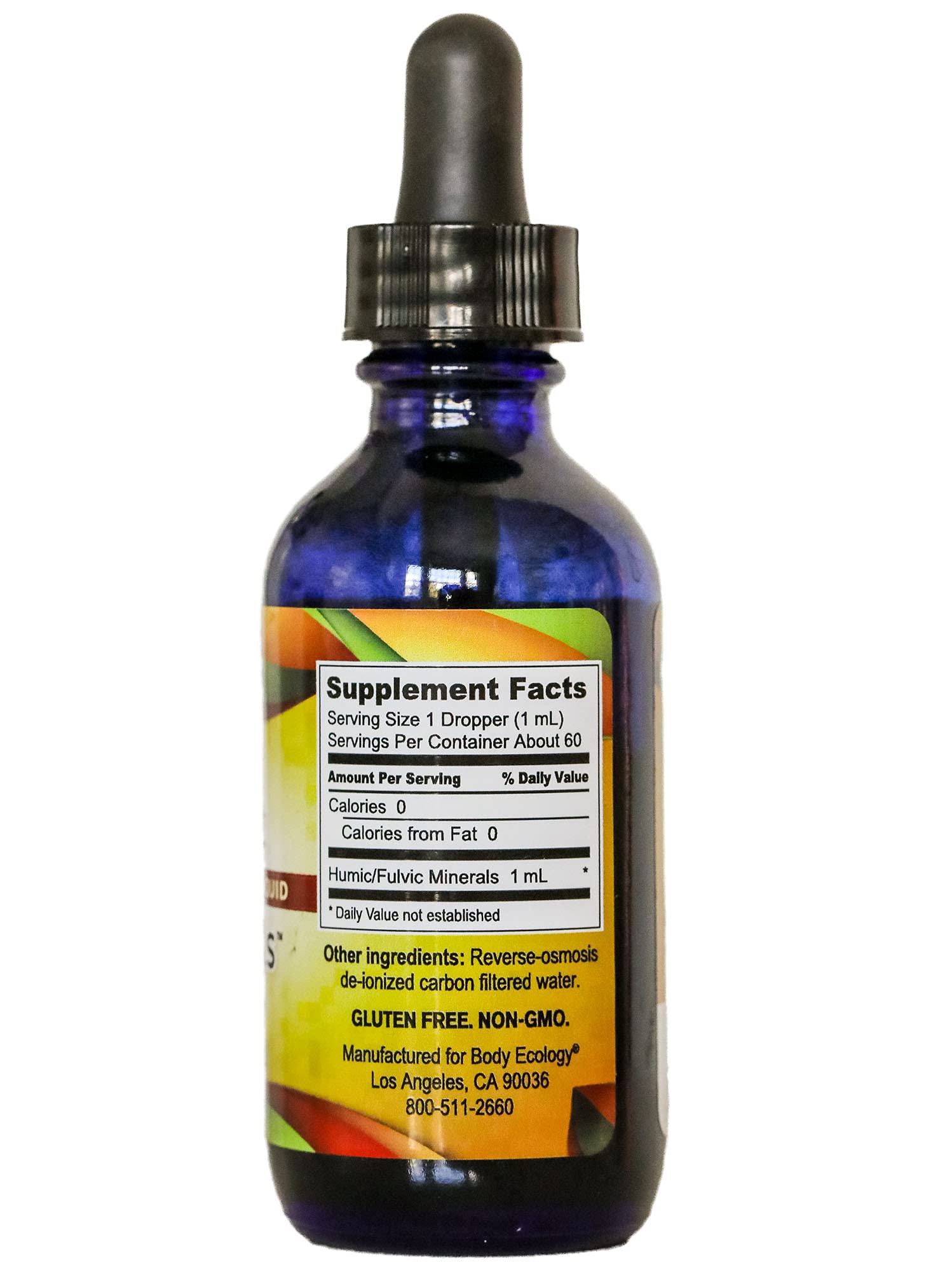 Bodycology Trace Minerals Liquid Supplement bottle side view