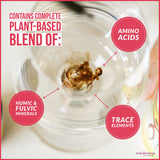 Bodycology Trace Minerals Liquid Supplement in a glass of water
