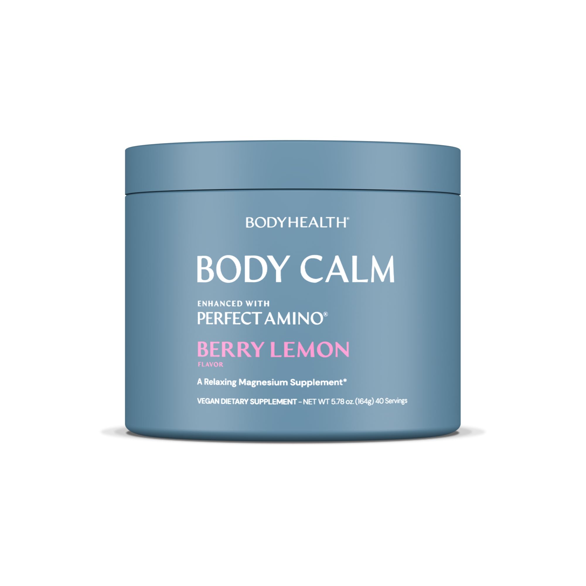 BodyHealth Calm Perfect Amino Magnesium Drink 227g front view