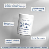 BodyHealth Omega-3 Fish Oil Capsules side view showing capsule