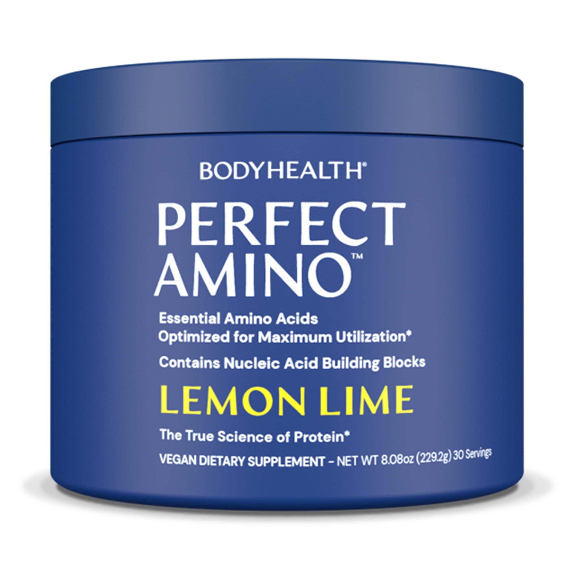 BodyHealth Perfect Amino BCAA Powder 229g front view