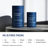 BodyHealth Perfect Amino BCAAs 190g product ingredients list