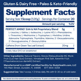 BodyHealth Perfect Amino Powder 181g packaging side view