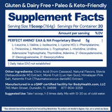 BodyHealth Perfect Amino Powder 200g side view