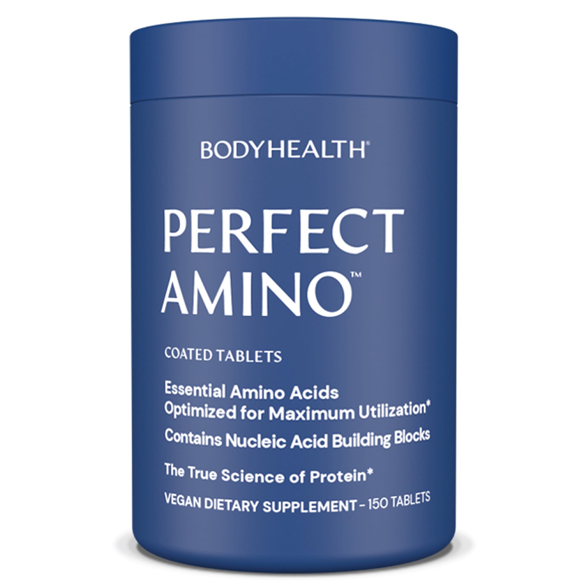 BodyHealth PerfectAmino BCAA tablets front view