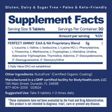 BodyHealth PerfectAmino BCAA tablets side view
