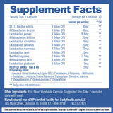 BodyHealth Probiotic Capsules side view showing ingredients